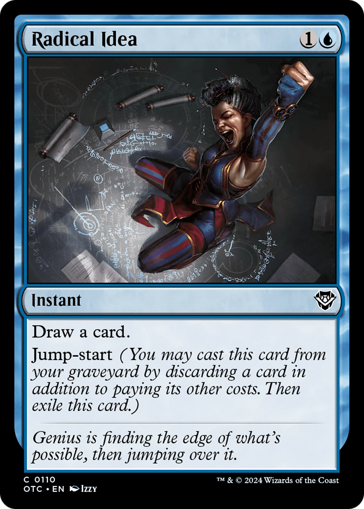 Radical Idea (OTC-110) [Outlaws of Thunder Junction Commander] MTG Single Wizards of the Coast
