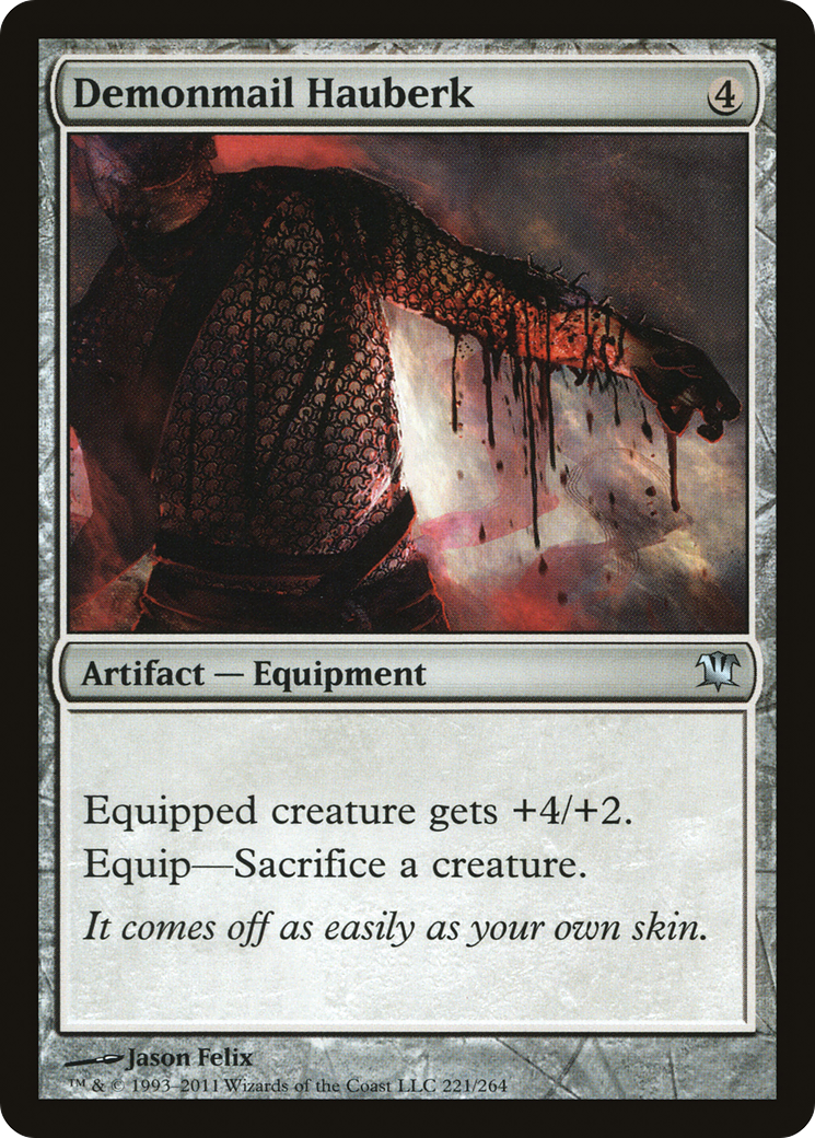 Demonmail Hauberk (ISD-221) [Innistrad] MTG Single Wizards of the Coast
