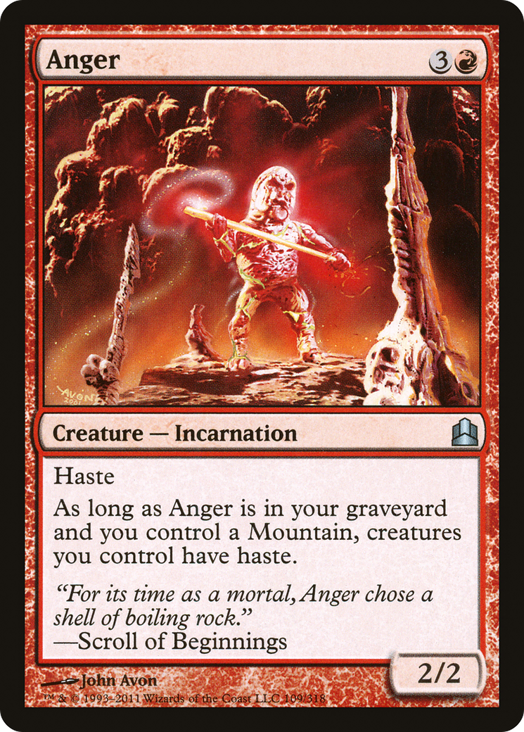 Anger (CMD-109) [Commander 2011] MTG Single Wizards of the Coast