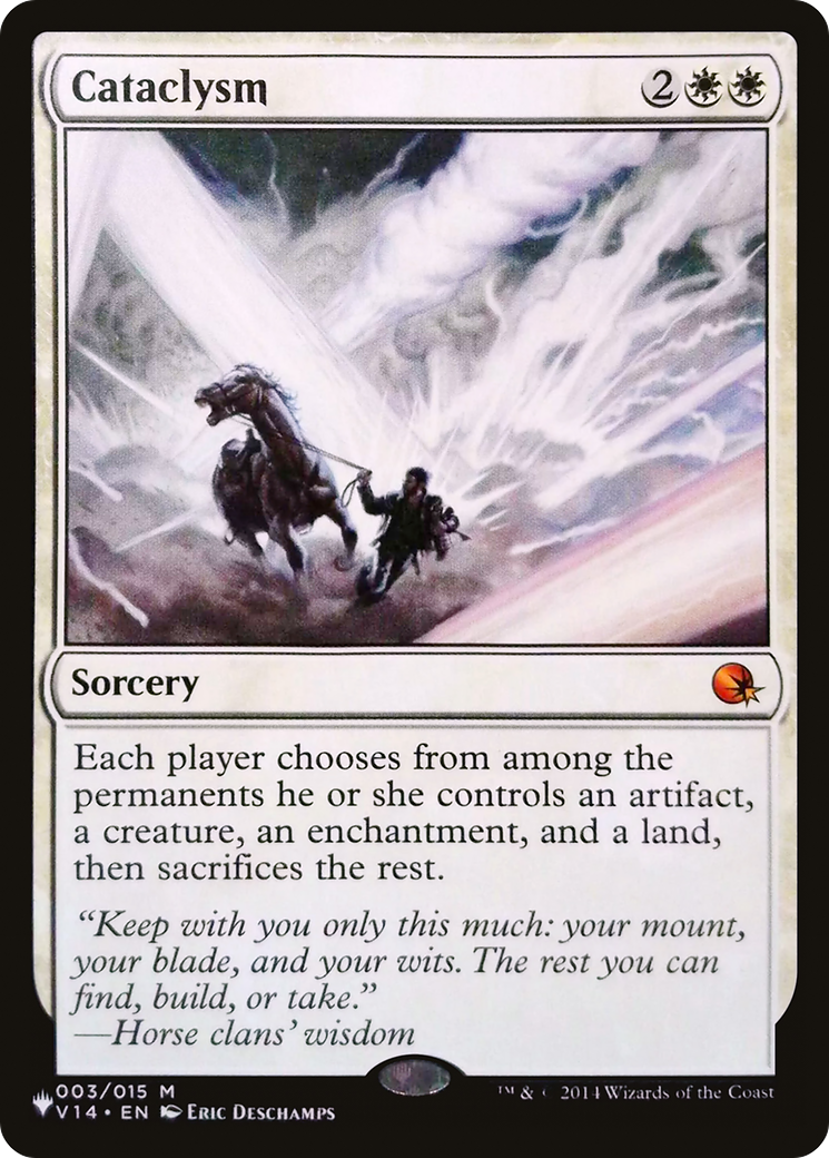 Cataclysm (LIST-003/015) [Mystery Booster] The List MTG Single Wizards of the Coast