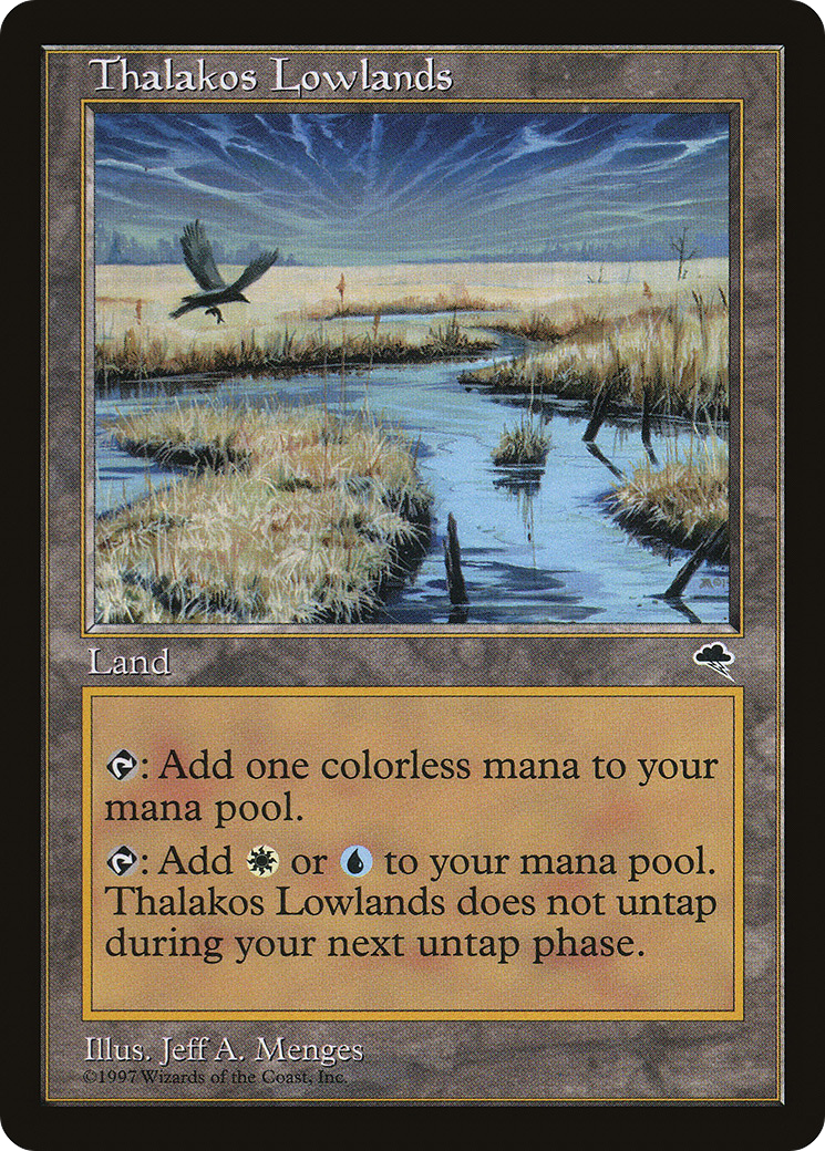 Thalakos Lowlands (TMP-328) [Tempest] MTG Single Wizards of the Coast