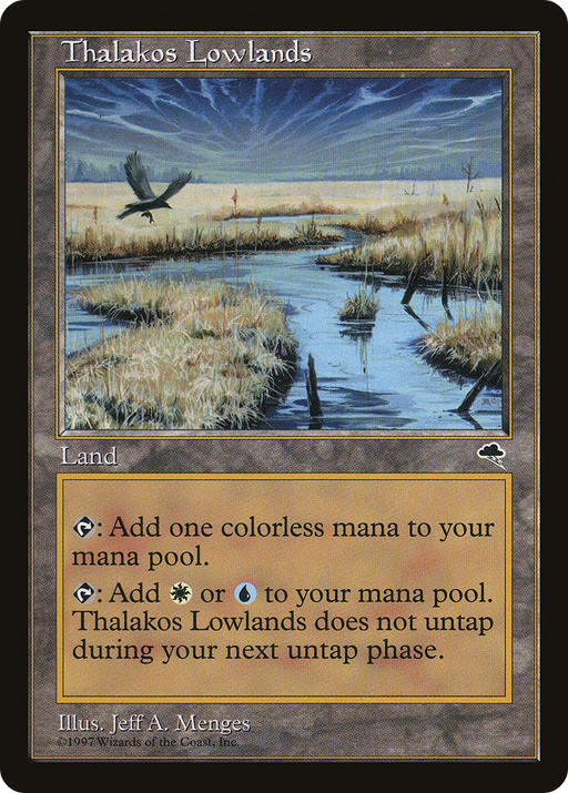 Thalakos Lowlands (TMP-328) [Tempest] MTG Single Wizards of the Coast