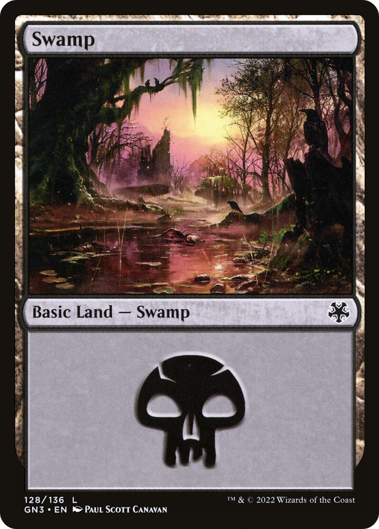 Swamp (GN3-128) [Misc] Game Night: Free-for-All MTG Single Wizards of the Coast