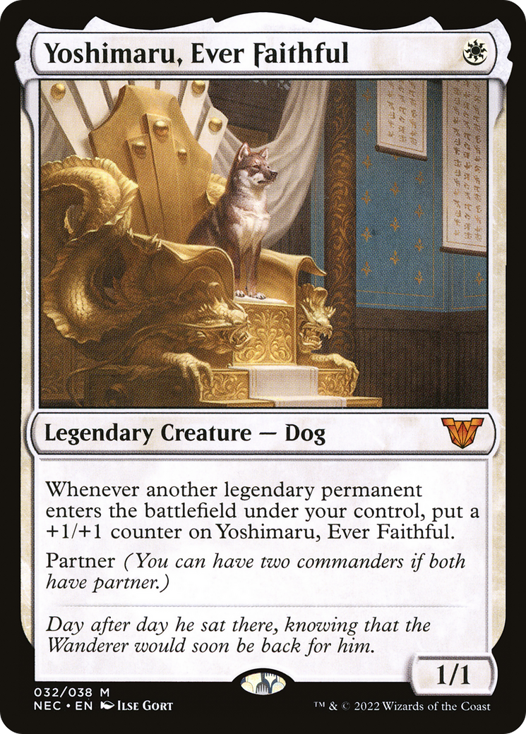Yoshimaru, Ever Faithful (NEC-032) [Neon Dynasty Commander] MTG Single Wizards of the Coast