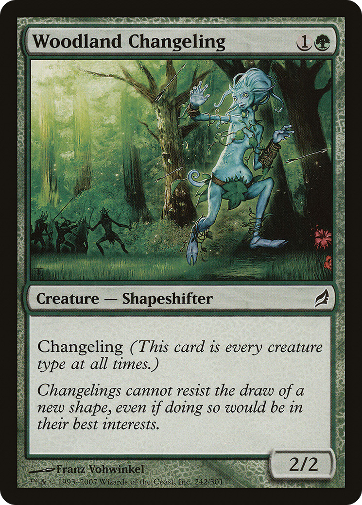 Woodland Changeling (LRW-242) [Lorwyn] MTG Single Wizards of the Coast