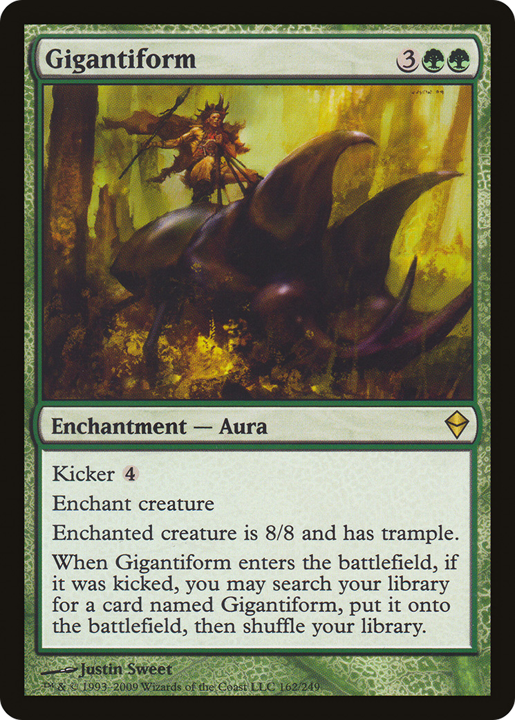 Gigantiform (ZEN-162) [Zendikar] MTG Single Wizards of the Coast