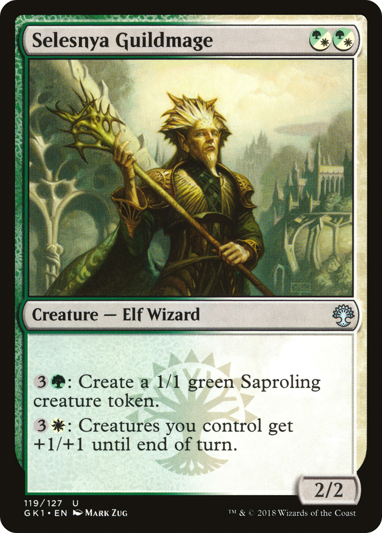 Selesnya Guildmage (GR1-119) [Misc] GRN Guild Kit MTG Single Wizards of the Coast