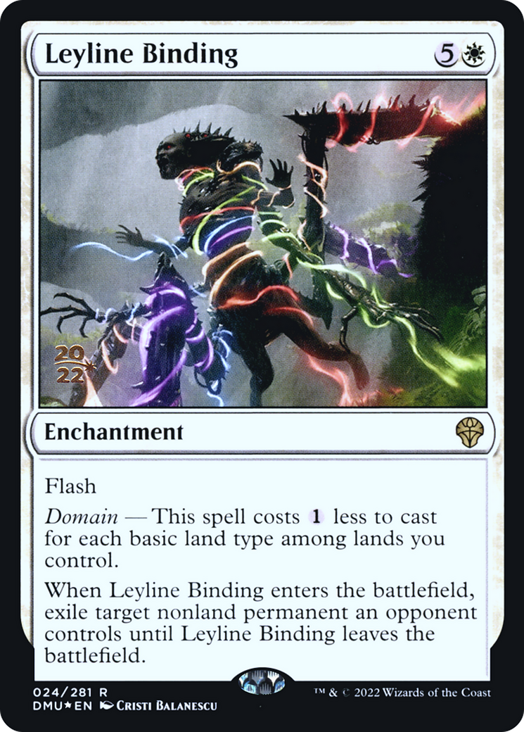 Leyline Binding (PRE-024) [Dominaria United Promos] Foil MTG Single Wizards of the Coast