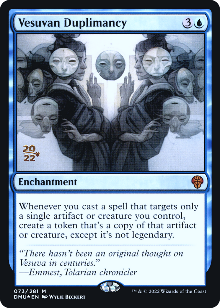 Vesuvan Duplimancy (PRE-073) [Dominaria United Promos] Foil MTG Single Wizards of the Coast