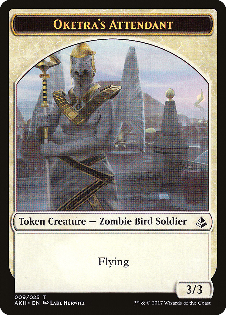 Oketra's Attendant (AKH-009) [Tokens] Amonkhet Tokens Foil MTG Single Wizards of the Coast