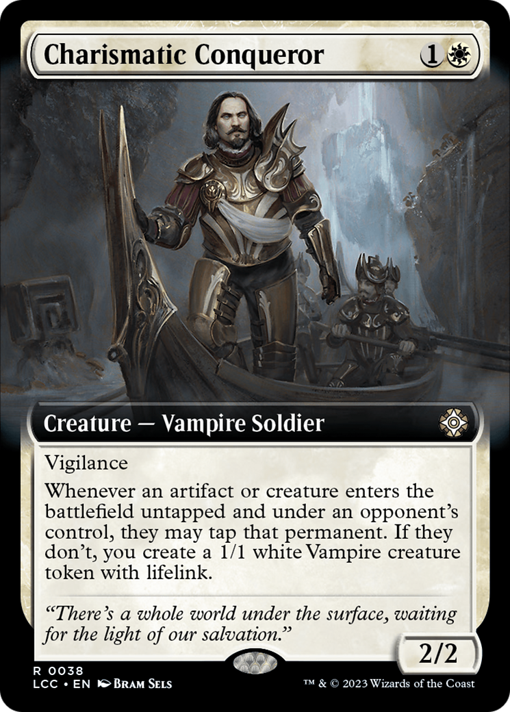 Charismatic Conqueror (LCC-038) [The Lost Caverns of Ixalan Commander] (Extended Art) MTG Single Wizards of the Coast