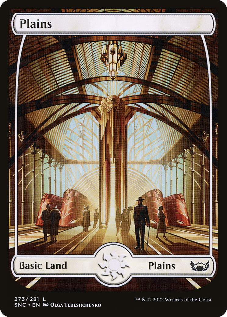 Plains (273) (SNC-273) [Streets of New Capenna] MTG Single Wizards of the Coast