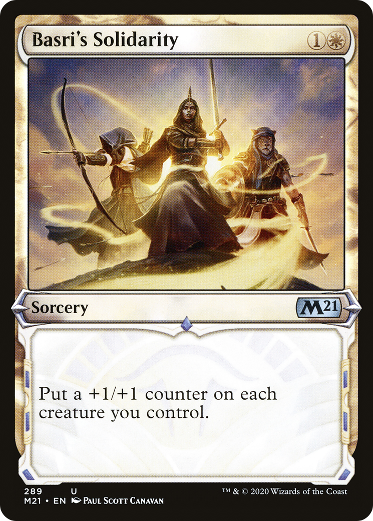 Basri's Solidarity (M21-289) [Core Set 2021] (Showcase) MTG Single Wizards of the Coast