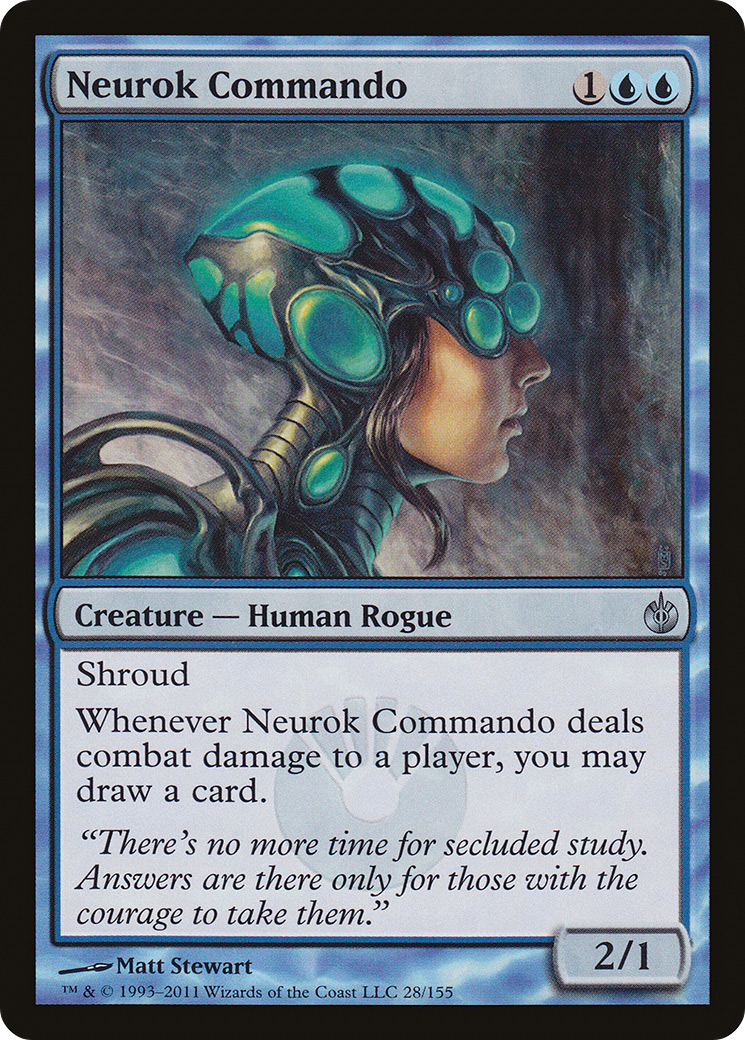 Neurok Commando (MBS-028) [Mirrodin Besieged] Foil MTG Single Wizards of the Coast