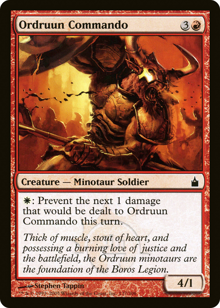 Ordruun Commando (RAV-137) [Ravnica: City of Guilds] Foil MTG Single Wizards of the Coast