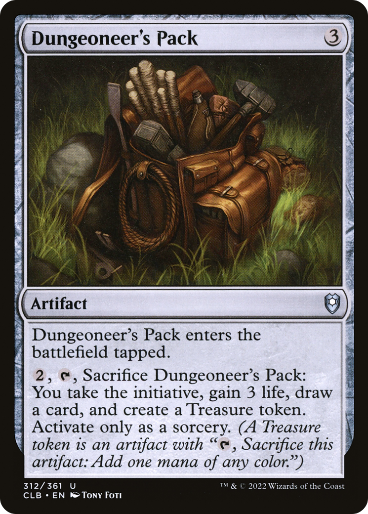 Dungeoneer's Pack (CLB-312) [Commander Legends: Battle for Baldur's Gate] MTG Single Wizards of the Coast