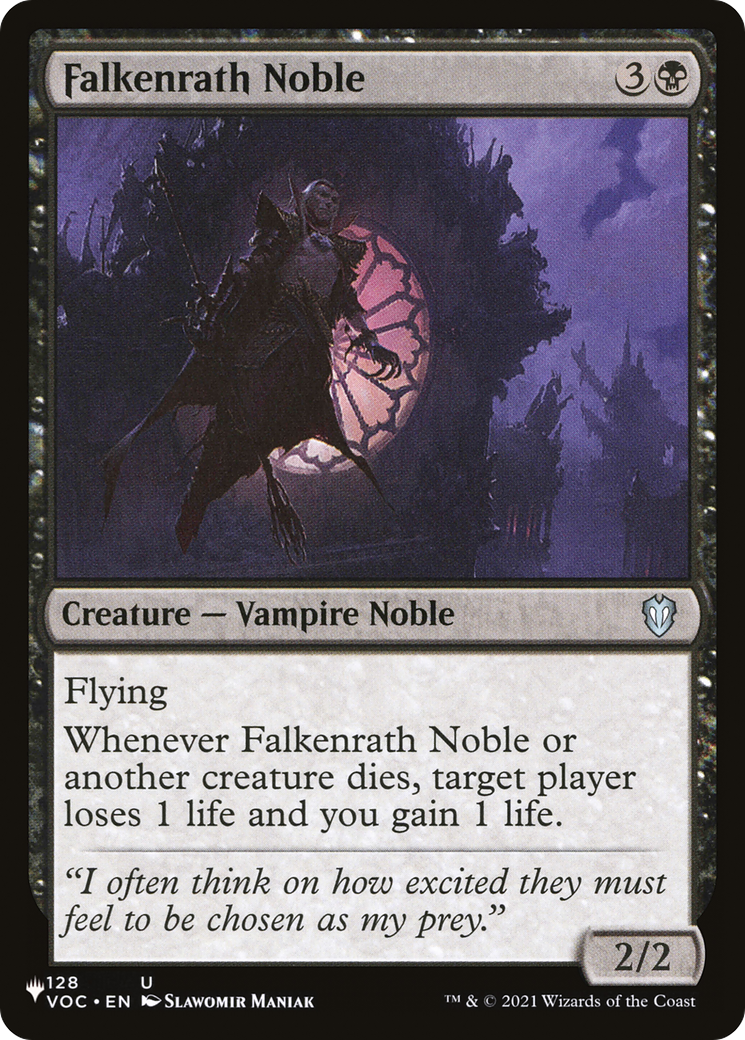 Falkenrath Noble (LIST-VOC-128) [Mystery Booster] The List MTG Single Wizards of the Coast