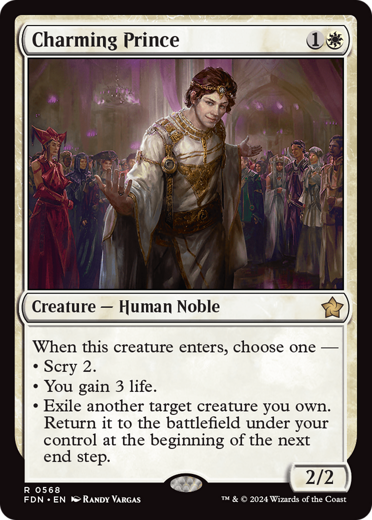 Charming Prince (FDN-568) [Foundations] MTG Single Wizards of the Coast
