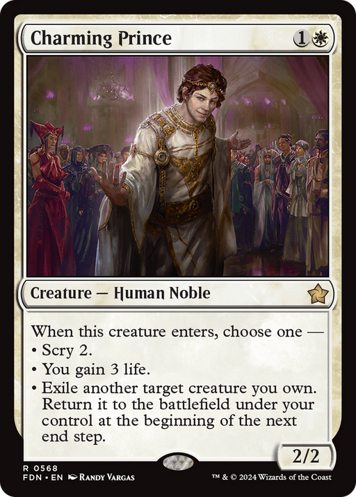 Charming Prince (FDN-568) [Foundations] MTG Single Wizards of the Coast