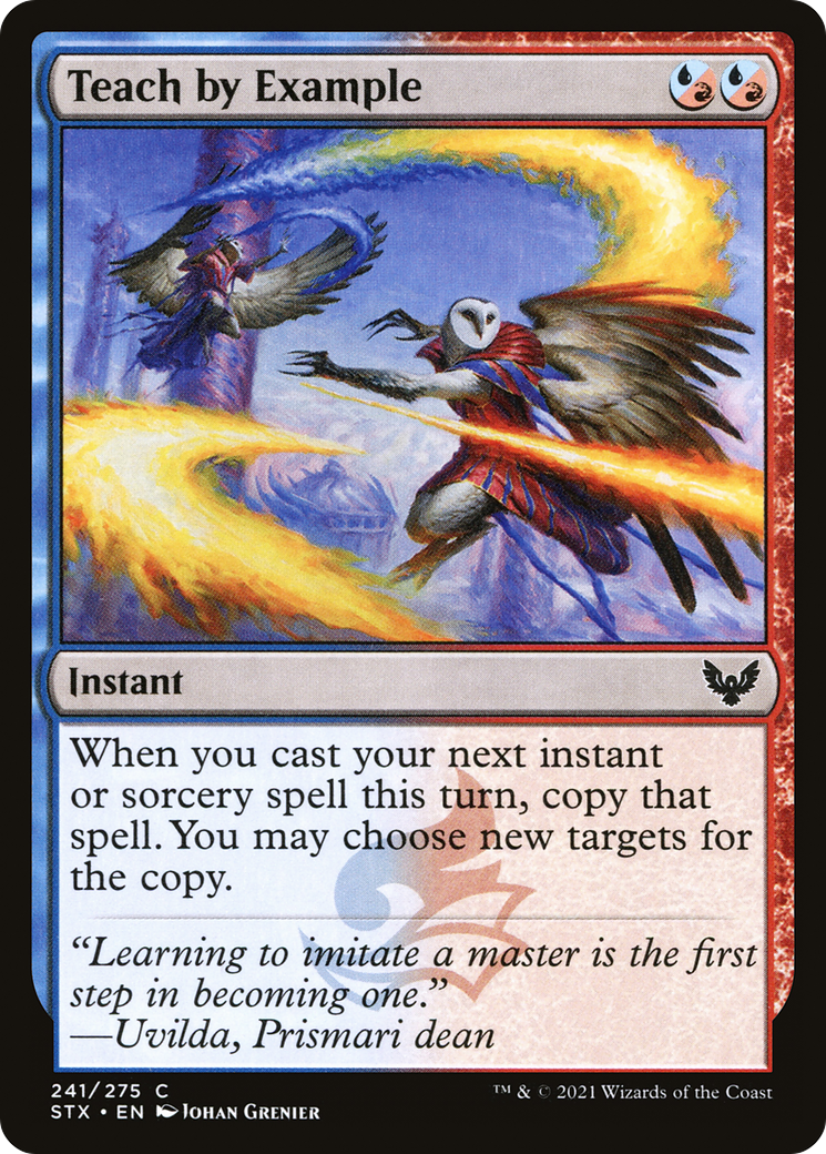 Teach by Example (STX-241) [Strixhaven: School of Mages] Foil MTG Single Wizards of the Coast