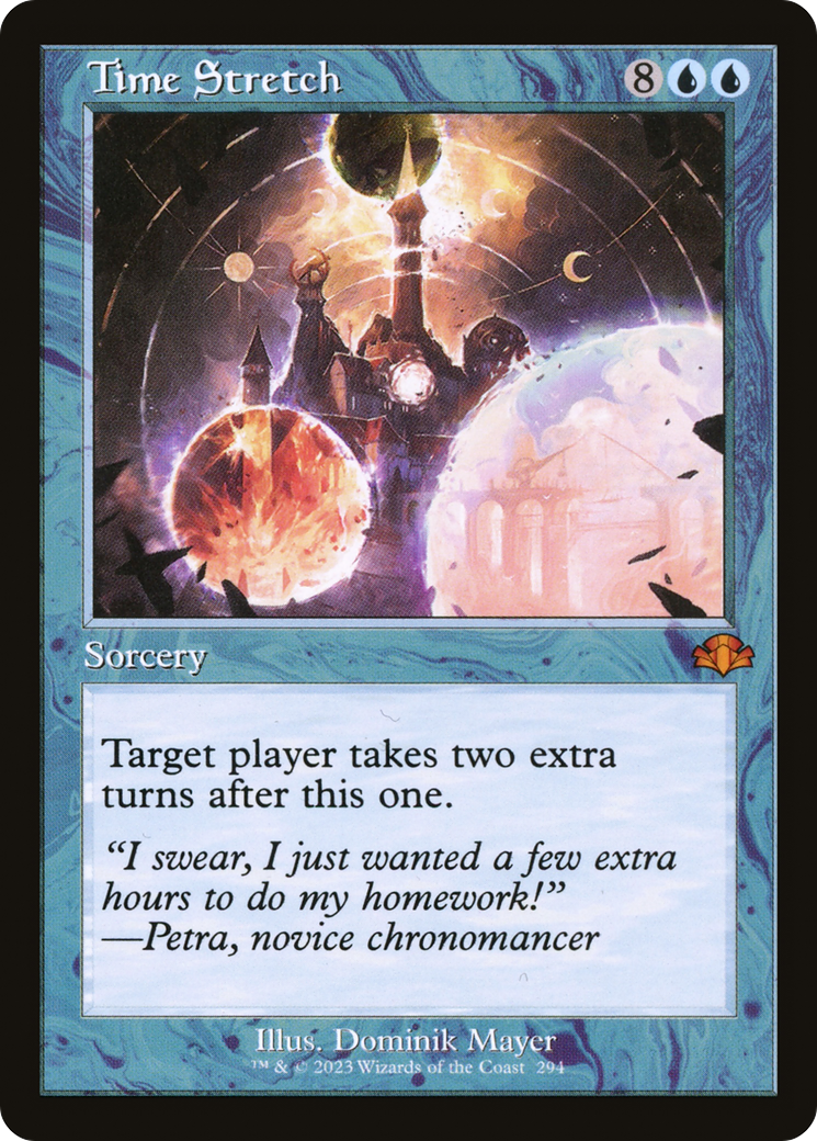 Time Stretch (DMR-294) [Dominaria Remastered] Foil MTG Single Wizards of the Coast