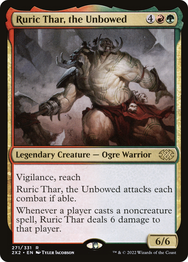 Ruric Thar, the Unbowed (2X2-271) [Double Masters 2022] MTG Single Wizards of the Coast