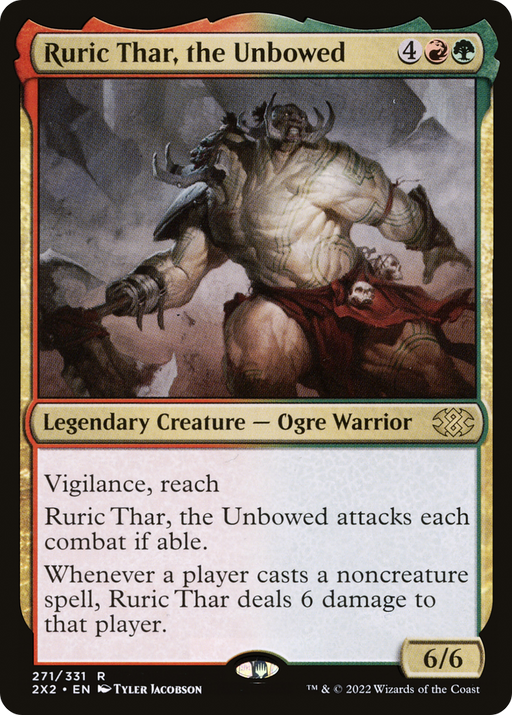 Ruric Thar, the Unbowed (2X2-271) [Double Masters 2022] MTG Single Wizards of the Coast