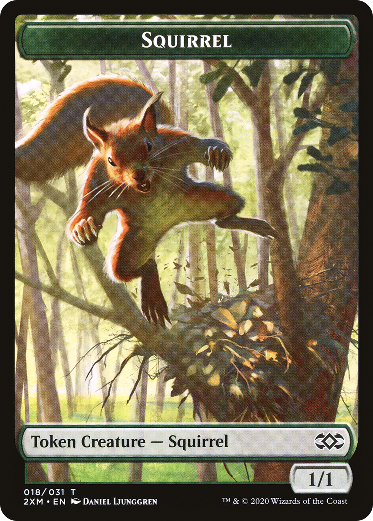 Squirrel (T2XM-018) [Tokens] Double Masters Tokens Foil MTG Single Wizards of the Coast