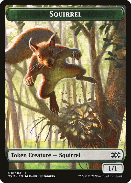 Squirrel (T2XM-018) [Tokens] Double Masters Tokens Foil MTG Single Wizards of the Coast