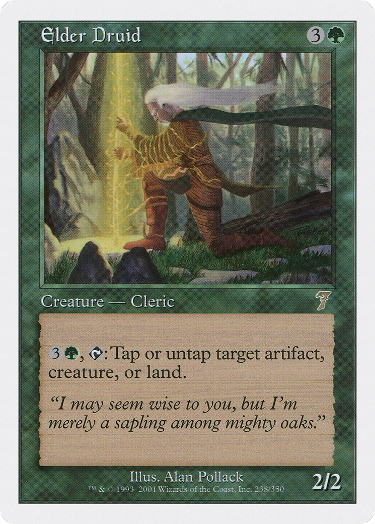 Elder Druid (7ED-238) [7th Edition] MTG Single Wizards of the Coast