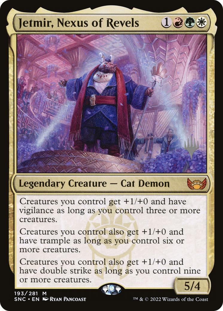 Jetmir, Nexus of Revels (PPSNC-193) [Streets of New Capenna Promos] Foil MTG Single Wizards of the Coast