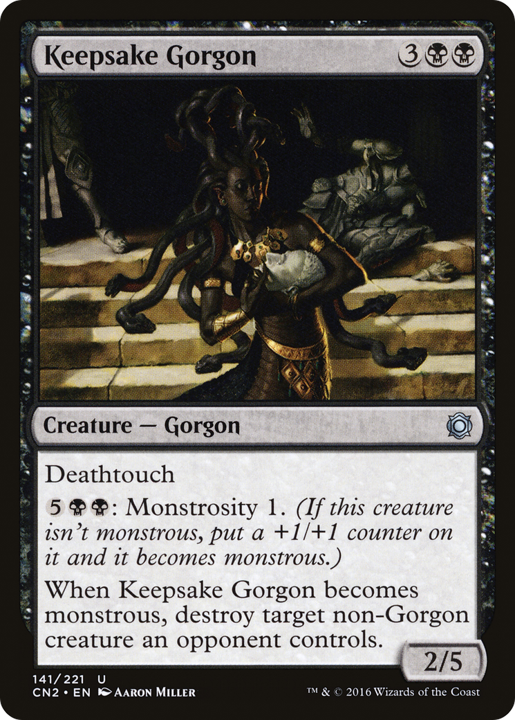 Keepsake Gorgon (CN2-141) [Conspiracy: Take the Crown] MTG Single Wizards of the Coast
