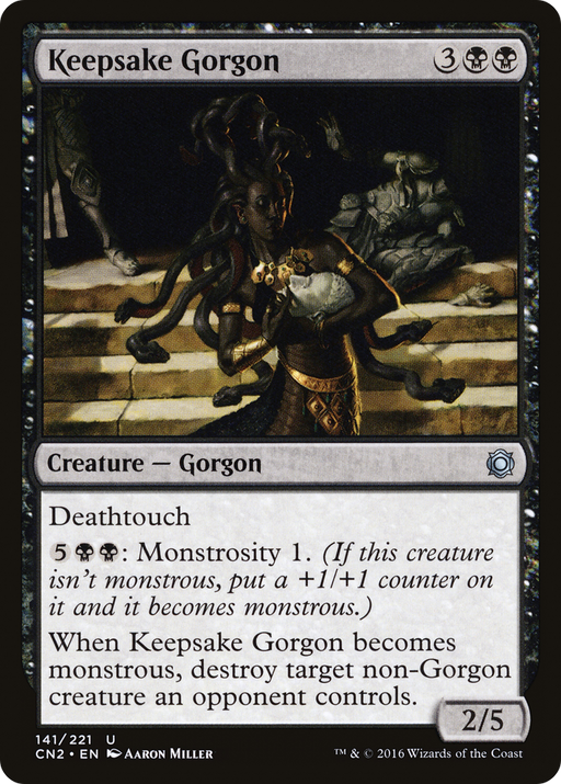 Keepsake Gorgon (CN2-141) [Conspiracy: Take the Crown] MTG Single Wizards of the Coast