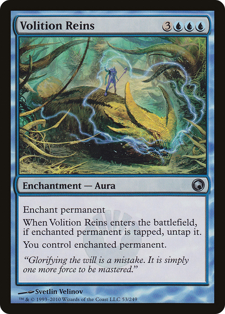 Volition Reins (SOM-053) [Scars of Mirrodin] Foil MTG Single Wizards of the Coast