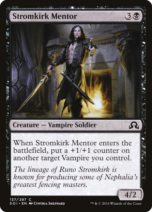 Stromkirk Mentor (SOI-137) [Shadows over Innistrad] MTG Single Wizards of the Coast