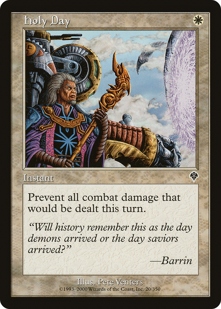 Holy Day (INV-020) [Invasion] Foil MTG Single Wizards of the Coast