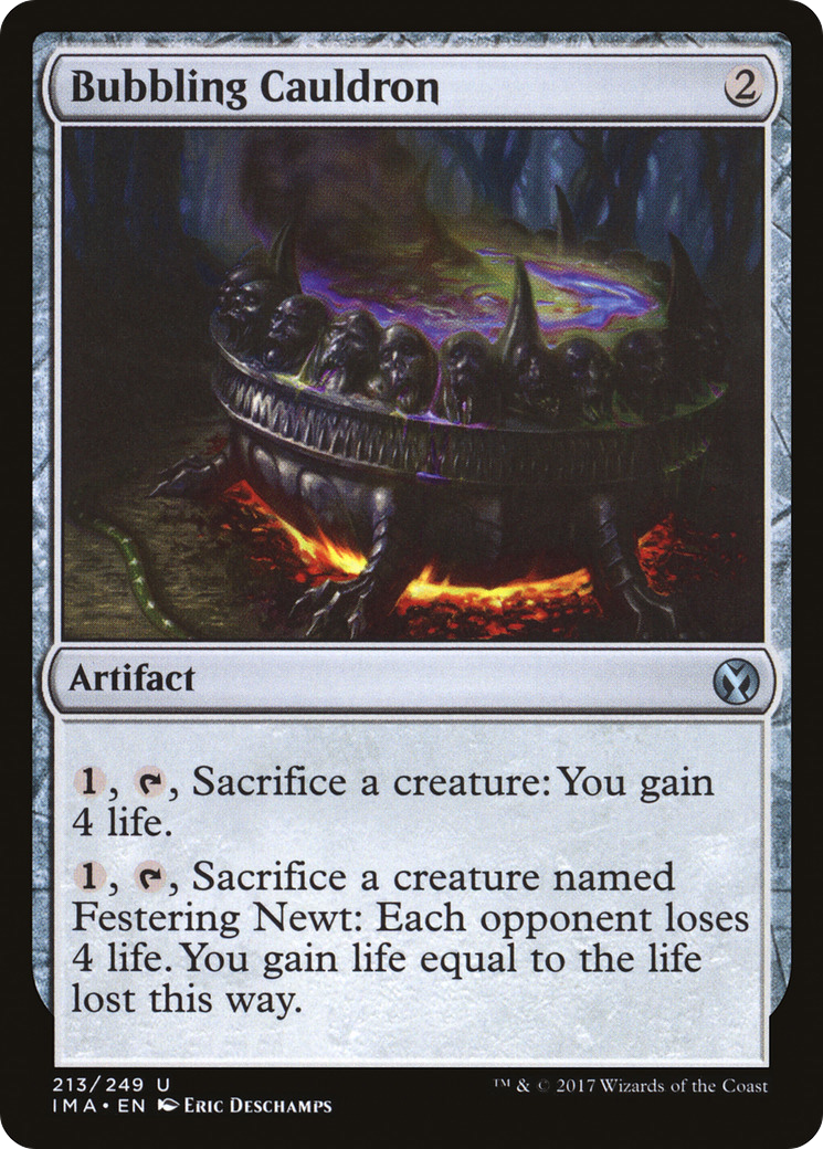 Bubbling Cauldron (IMA-213) [Iconic Masters] MTG Single Wizards of the Coast
