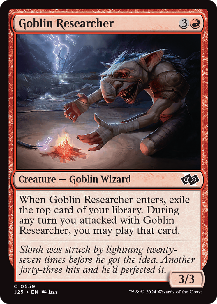 Goblin Researcher (J25-559) [Foundations Jumpstart] MTG Single Wizards of the Coast