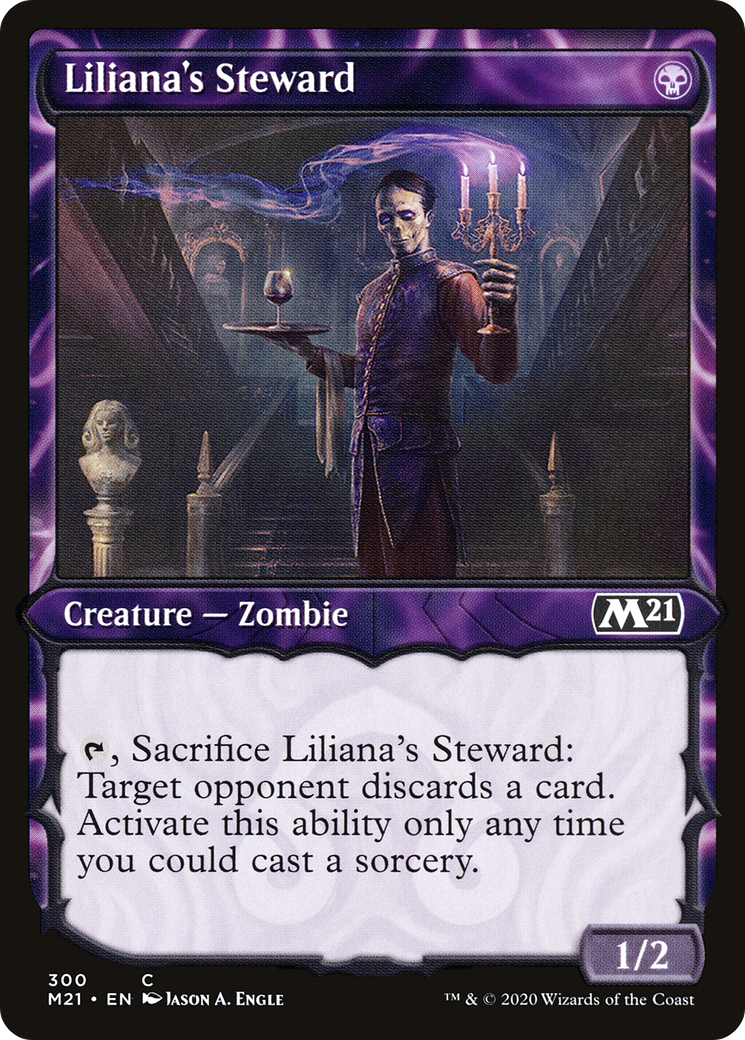 Liliana's Steward (M21-300) [Core Set 2021] (Showcase) MTG Single Wizards of the Coast
