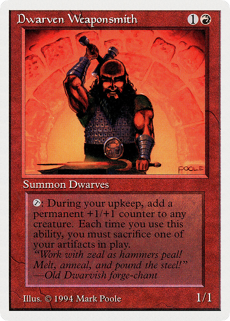 Dwarven Weaponsmith (SUM-145) [Misc] Summer Magic / Edgar MTG Single Wizards of the Coast