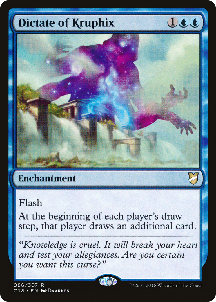 Dictate of Kruphix (C18-086) [Commander 2018] MTG Single Wizards of the Coast