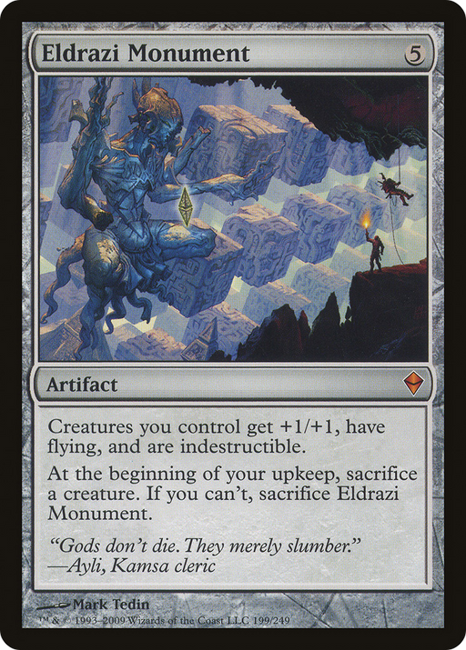 Eldrazi Monument (ZEN-199) [Zendikar] Foil MTG Single Wizards of the Coast