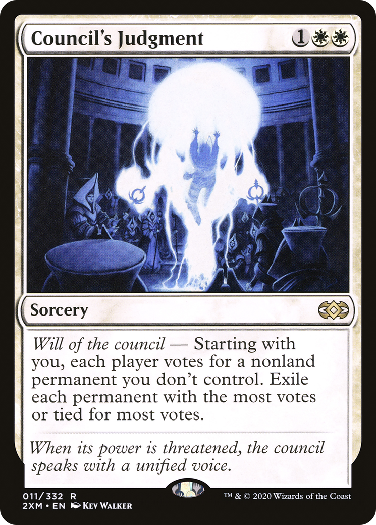 Council's Judgment (2XM-011) [Double Masters] Foil MTG Single Wizards of the Coast