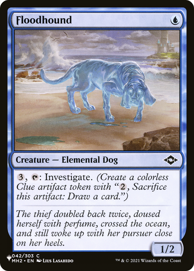 Floodhound (LIST-MH2-42) [Mystery Booster] The List (Showcase) MTG Single Wizards of the Coast