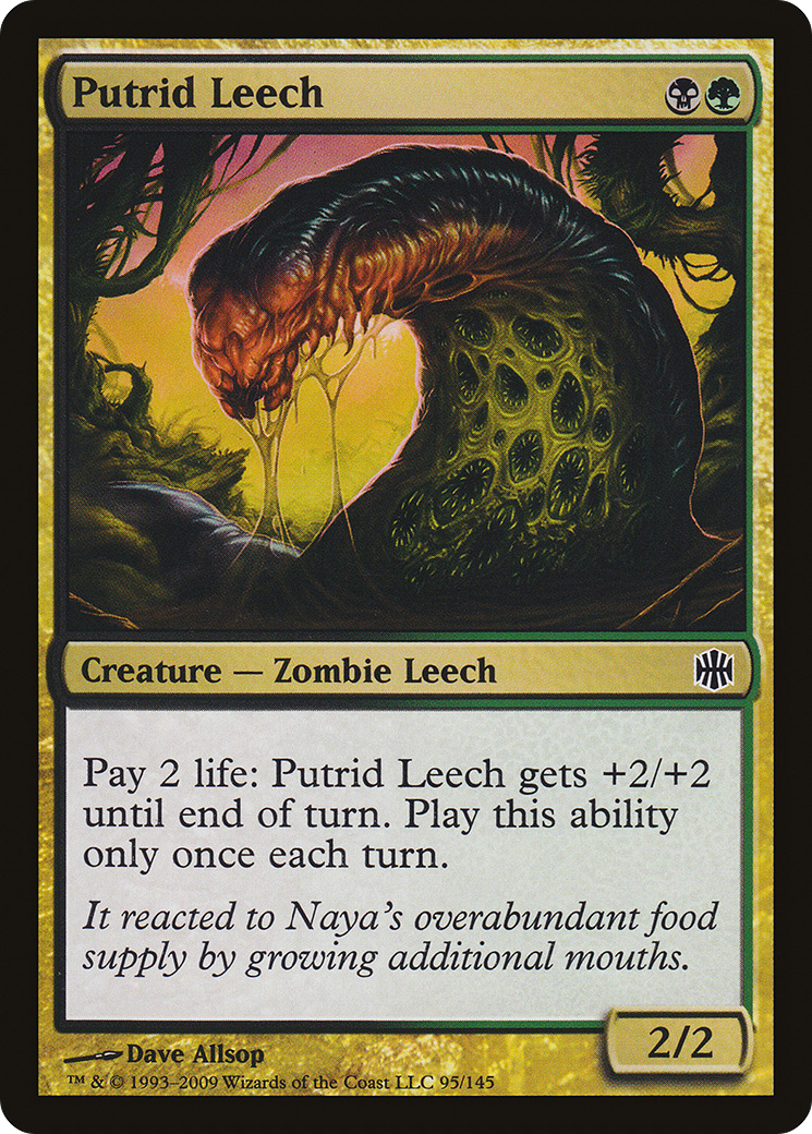 Putrid Leech (ARB-095) [Alara Reborn] MTG Single Wizards of the Coast