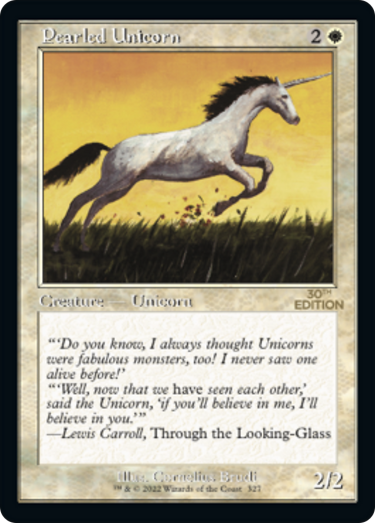 Pearled Unicorn (30A-327) [30th Anniversary Edition] MTG Single Wizards of the Coast