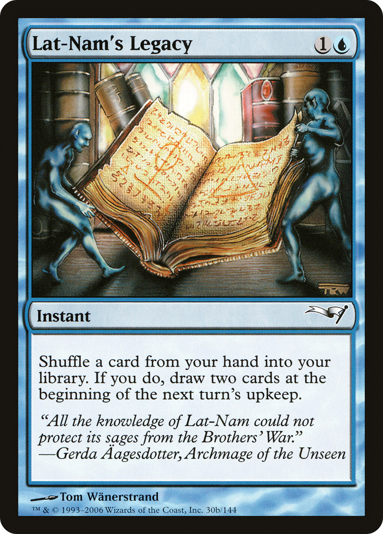 Lat-Nam's Legacy (CTD-30B) [Misc] Coldsnap Theme Decks MTG Single Wizards of the Coast