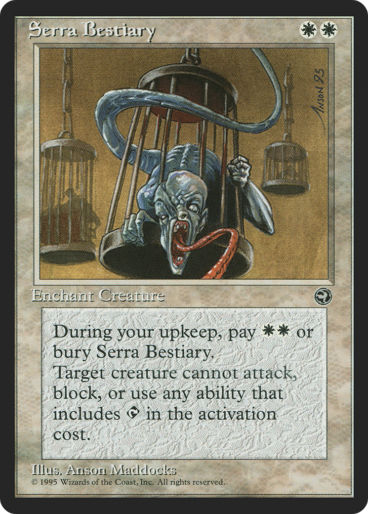 Serra Bestiary (HML-015) [Homelands] MTG Single Wizards of the Coast