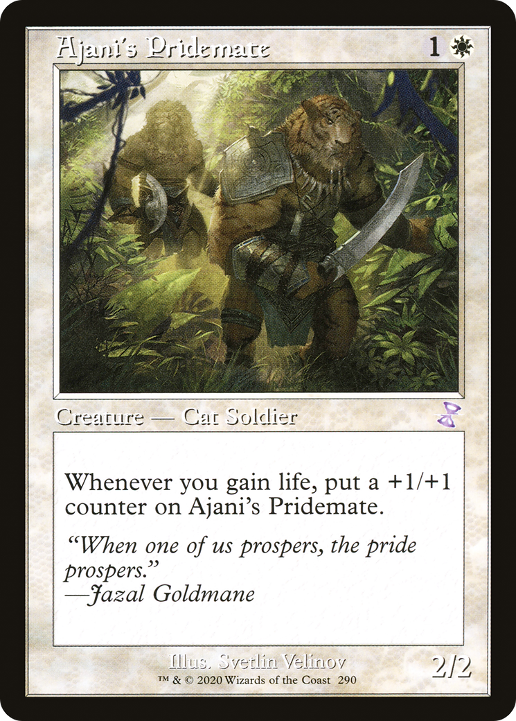 Ajani's Pridemate (TSR-290) [Time Spiral Remastered] Foil MTG Single Wizards of the Coast