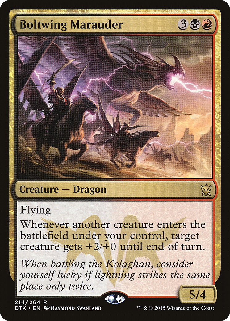 Boltwing Marauder (DTK-214) [Dragons of Tarkir] MTG Single Wizards of the Coast